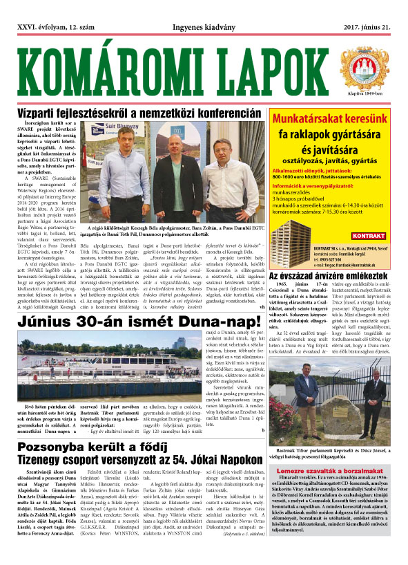 Komáromi Lapok 12/2017