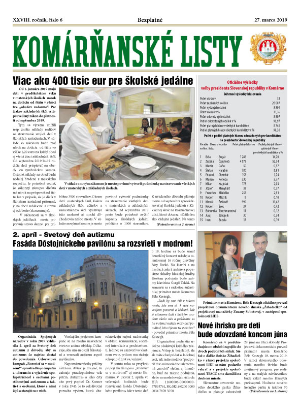 Komárňanské listy 06/2019